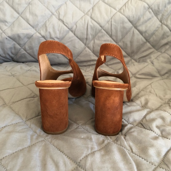Madewell Alana Slingback Suede Heels size 39 - Picture 5 of 7